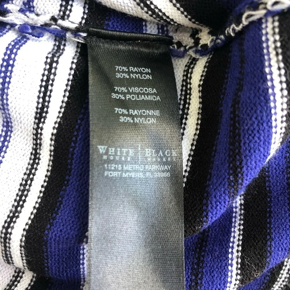 White House Black Market Nautical Stripe Tunic Sweater XS